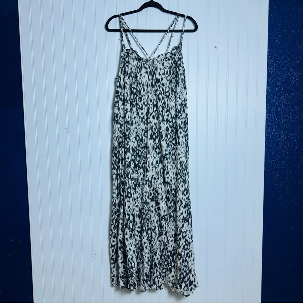 Anthropologie Flowy Strappy Midi Dress NWT Size M Open Back Bohemian - Picture 8 of 14